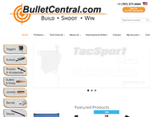 Tablet Screenshot of bulletcentral.com